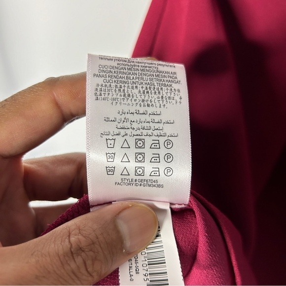 BCBGeneration Women's Purpleberry Ponte Flutter Sleeve Mini Dress Size 0 - Picture 11 of 11